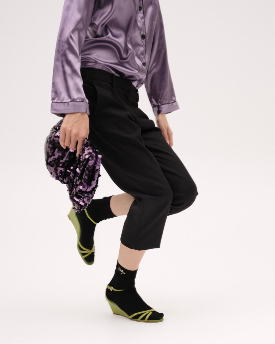 Носки с добавлением шелка Туфелька