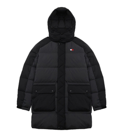 Пуховик Tommy Jeans Two-Tone Hooded Parka Black