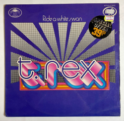Винтажная виниловая пластинка LP T. Rex Ride A White Swan (UK 1972)