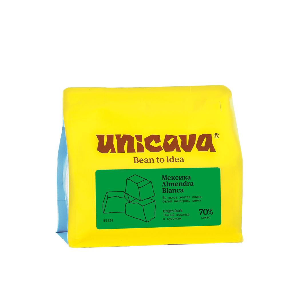 Мексика Almendra Blanca, тёмный шоколад 70 %