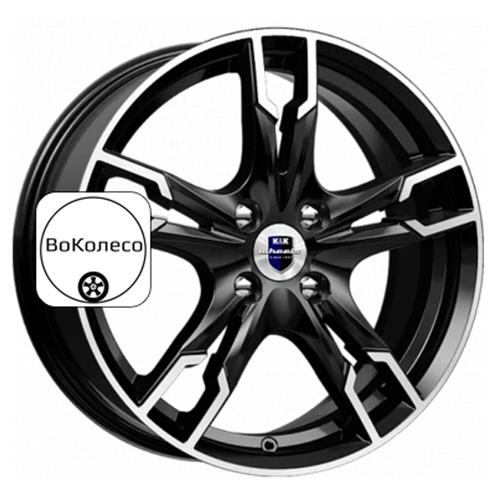 7x17/5x108 ET43 D67,1 Солар (КС875) Алмаз черный K&K