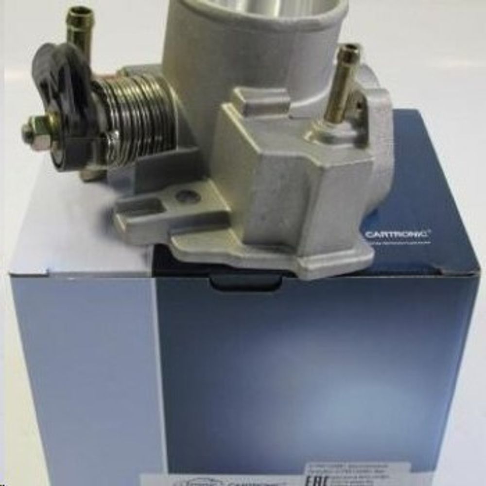 Патрубок дрос. заслонки /2110-12/ d52 голый (Cartronic)