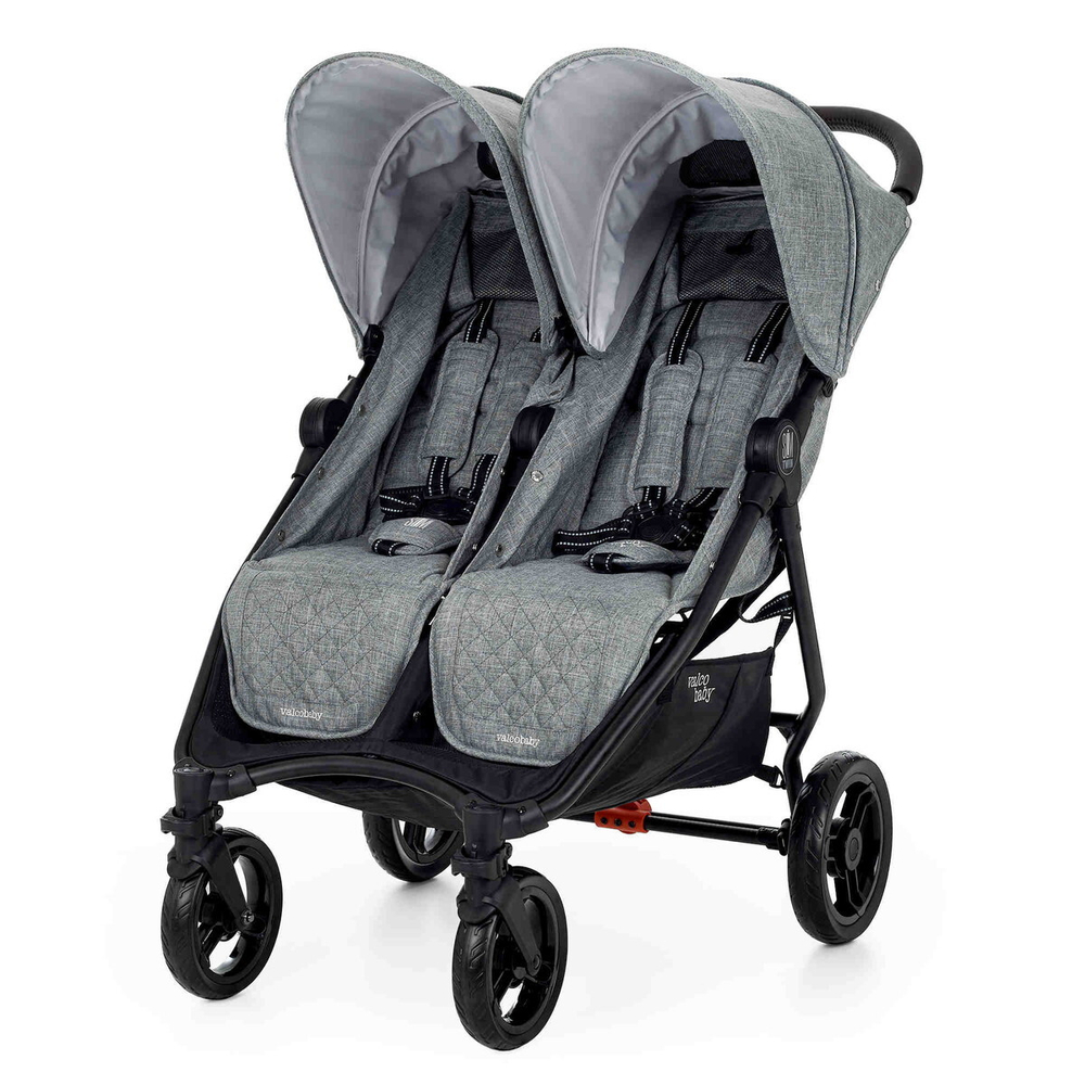Прогулочная коляска для двойни Valco baby Slim Twin Tailormade Grey Marle