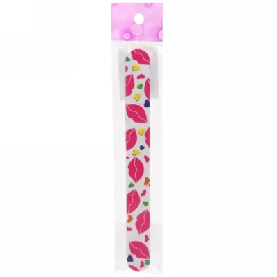 Пилка для ногтей наждачная в пакете «Валенсия - Ассорти цветов», 17*2см