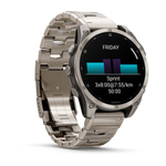 Смарт-часы Garmin Fenix 8, AMOLED Sapphire,Titanium, светло-серый титановый браслет, 010-02904-40