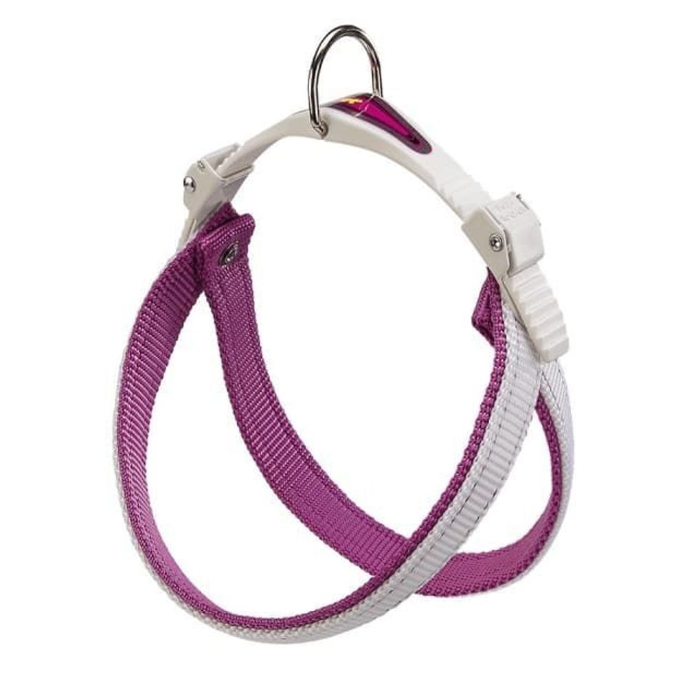 Шлейка AGILA DUAL COLORS 2 (бело-сиреневая)  Ferplast