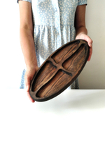 Менажница деревянная для подачи сервировочная