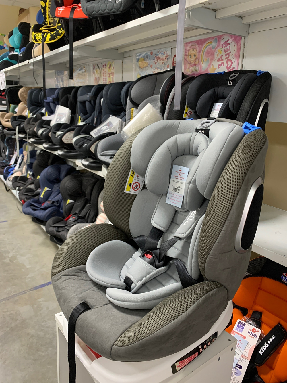 Автокресло детское Farfello ISOFIX YB102A серый Артикул: YBfrg