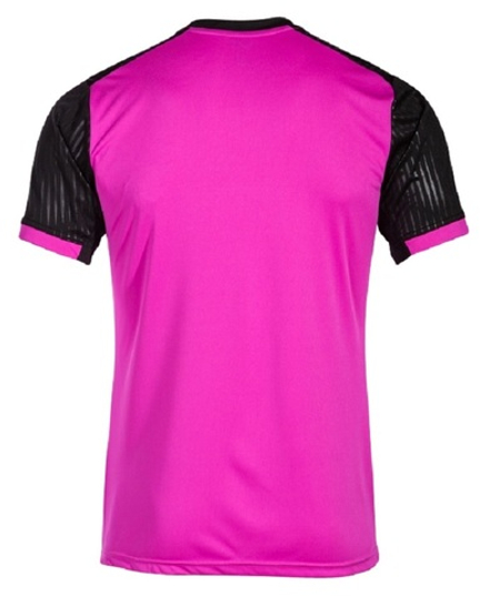 Теннисная футболка Joma Montreal Short Sleeve T-Shirt M - pink/black