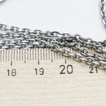 Цепочка, сталь, размер звена 4*2,6 мм, цена за 50 см