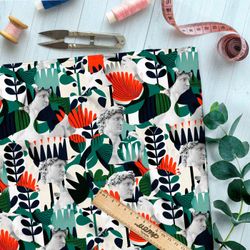 Ткань премиум Оксфорд 600D античные фантазии