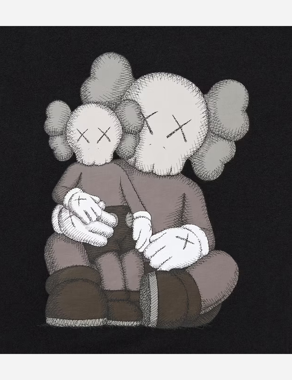 UNIQLO x KAWS Graphic T-Shirt Black