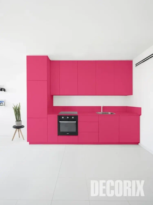 Краска малиновая в баллончике глянцевая акриловая DECORIX - эмаль аэрозольная для любых поверхностей 520 мл