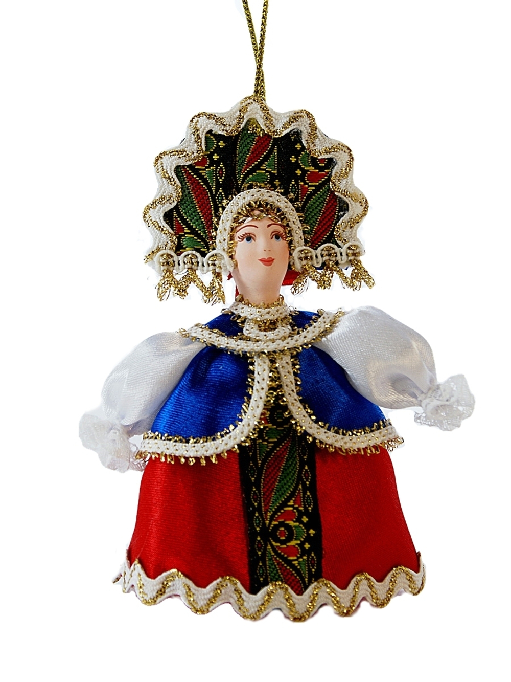 Кукла-подвеска Девушка в душегрее