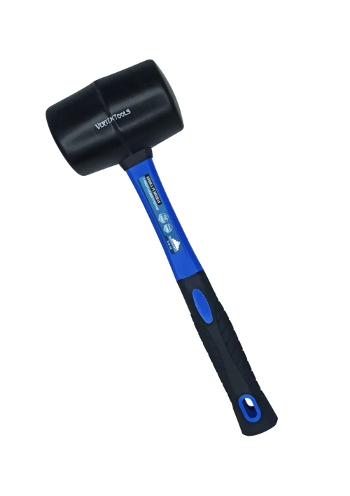 КИЯНКА РЕЗИНОВАЯ 450 г. ЧЕРНАЯ РЕЗИНА, ФИБЕРГЛАСОВАЯ РУКОЯТКА (6/ 36)