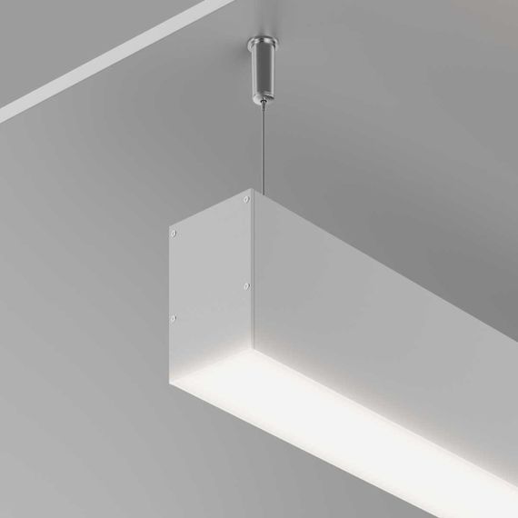 Алюминиевый профиль накладной-подвесной 50х70 (Серебро, 2 м), ALM-5070-S-2M Maytoni Led Strip 633016