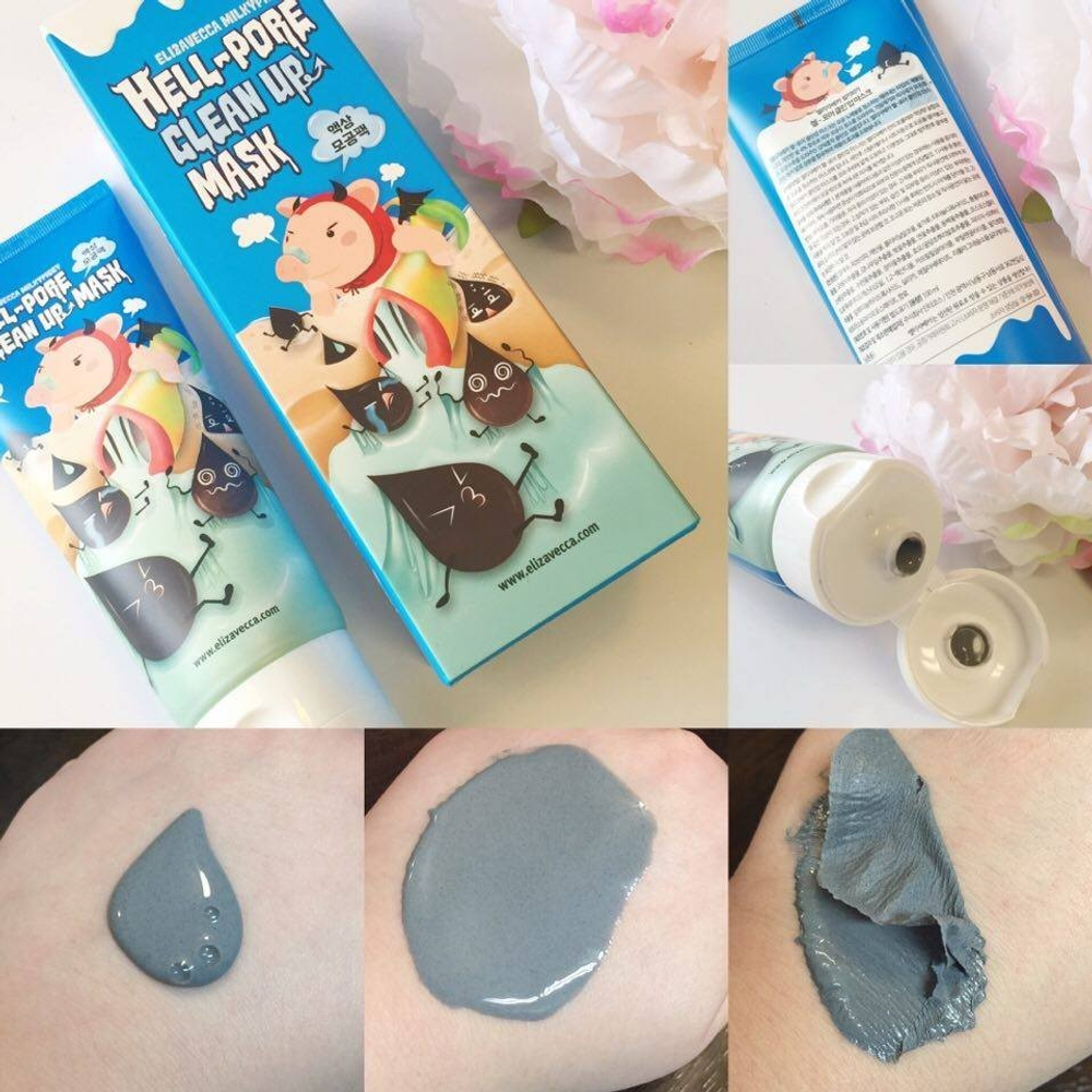 Elizavecca Milky Piggy Hell-Pore Clean Up Mask угольная маска-пленка для очищения пор