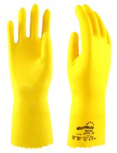 Перчатки резиновые, желтые, &quot;Блеск&quot; размер XL