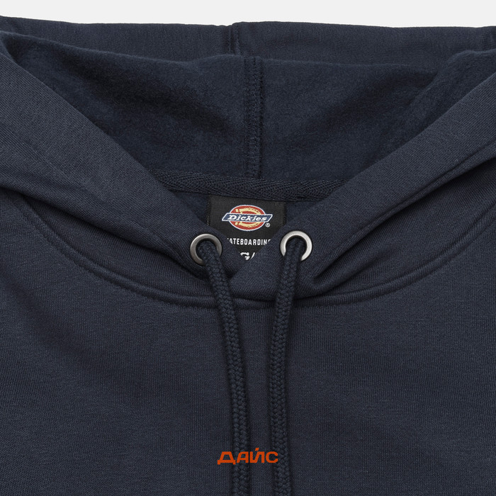 Толстовка мужская Dickies Skateboarding Logo Hoodie  артикул:TWSK0_blue - купить в магазине Дайс
