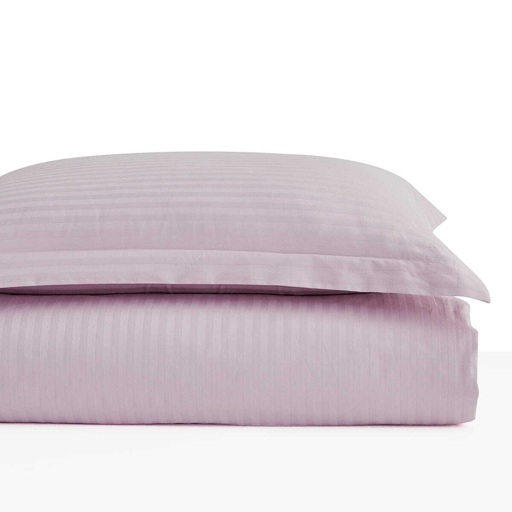 Постельное белье 2 спальное евро Arya home Otel сиреневое