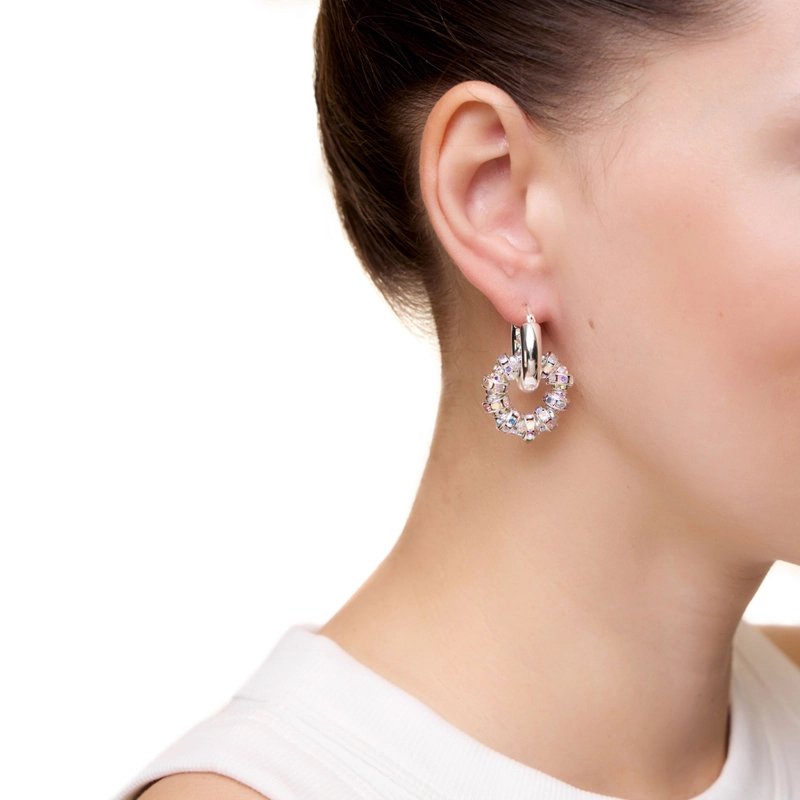 Серьги Малые Креолы – Серебро