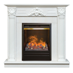 Каминокомплект Real Flame Stefania WT-F614 с очагом 3D Olympic