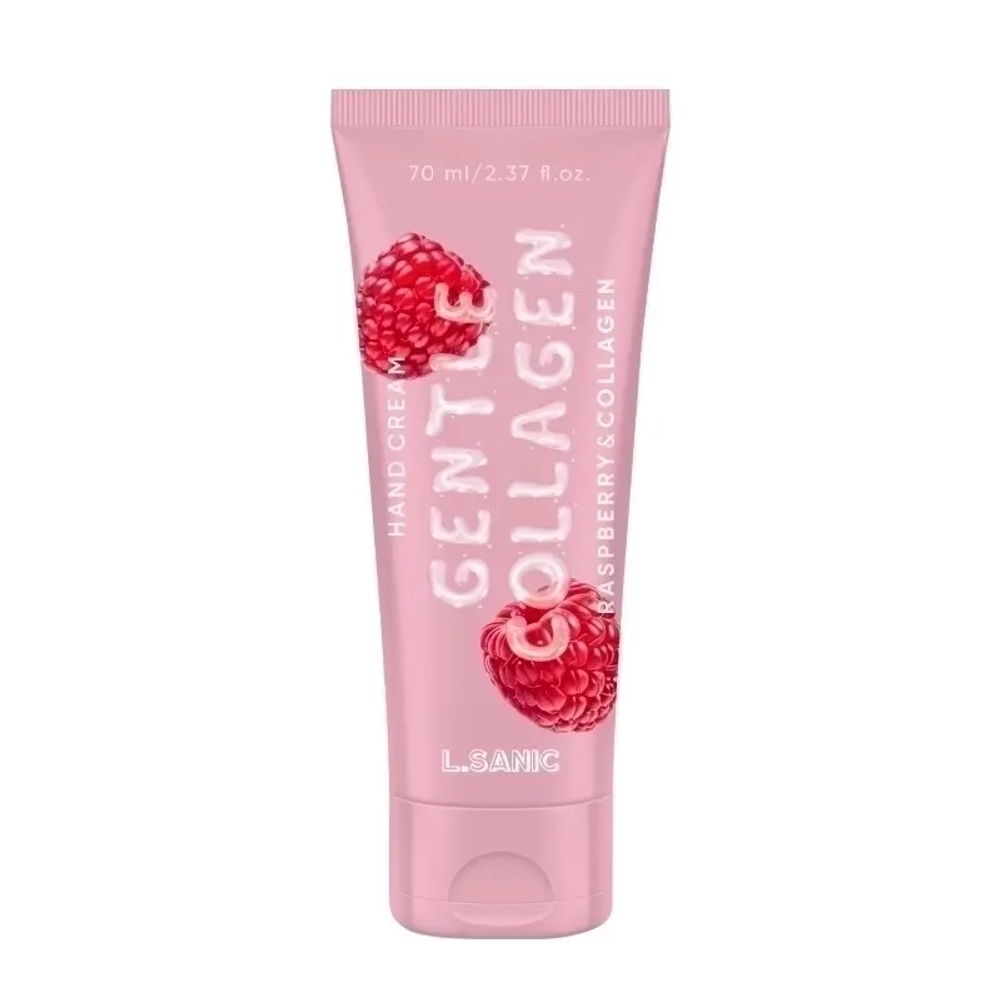 L.Sanic Коллагеновый крем для рук с малиной Collagen Raspberry Hand Сream 70мл