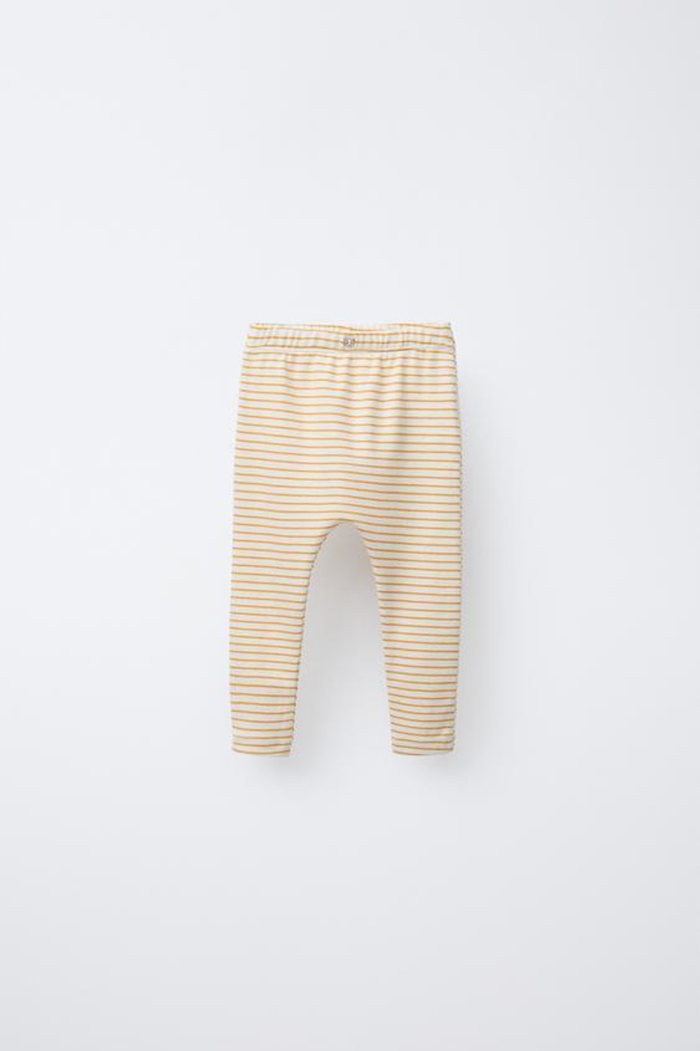 ZARA ЛЕГИНСЫ В ПОЛОСКУ, ОХРА