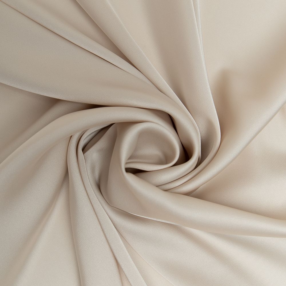 Атлас Армани стрейч, 90 гр/м2, 145 см, бежевый