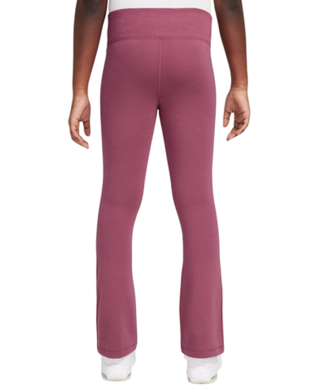 Брюки для девочки Nike Sportswear Classic High-Waisted - sweet beet/white