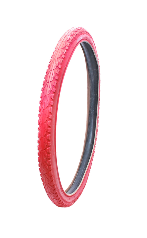 Покрышка 26"х1.95 5-524688 (50-559) K935 KHAN п/слик КРАСНАЯ (25) KENDA