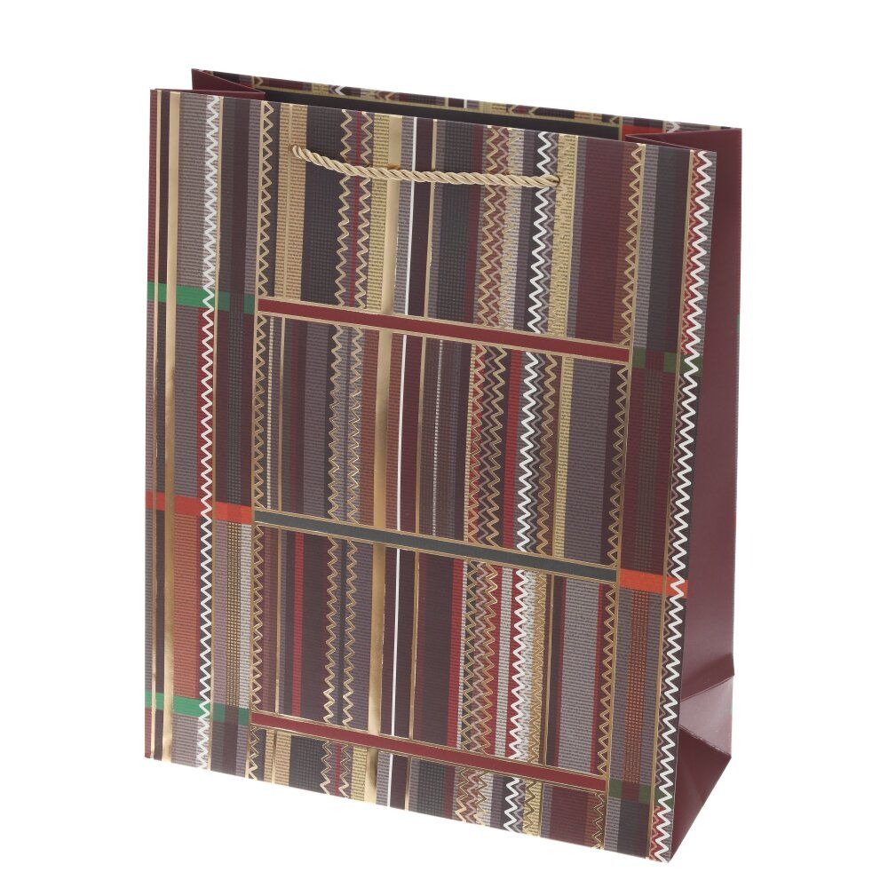 GAEM Пакет подарочный (бумага 210г/м2, блок микс 12шт), L26 W10 H32 см, 4в.