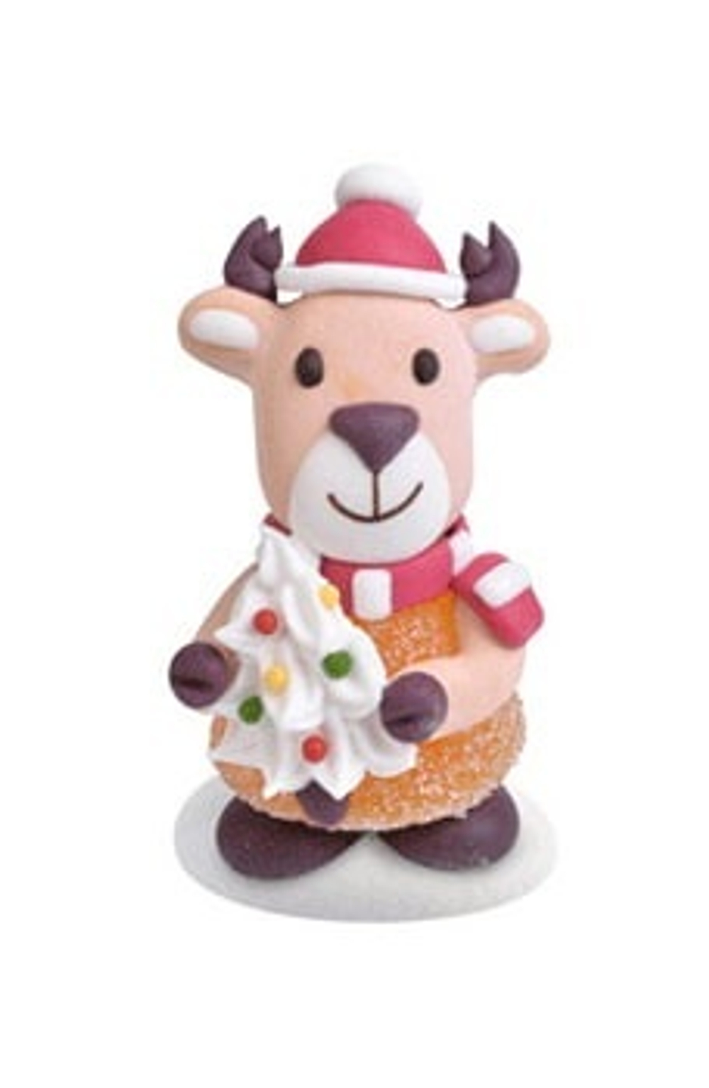 Сахарная фигурка новогодняя с мармеладом "Оленёнок"