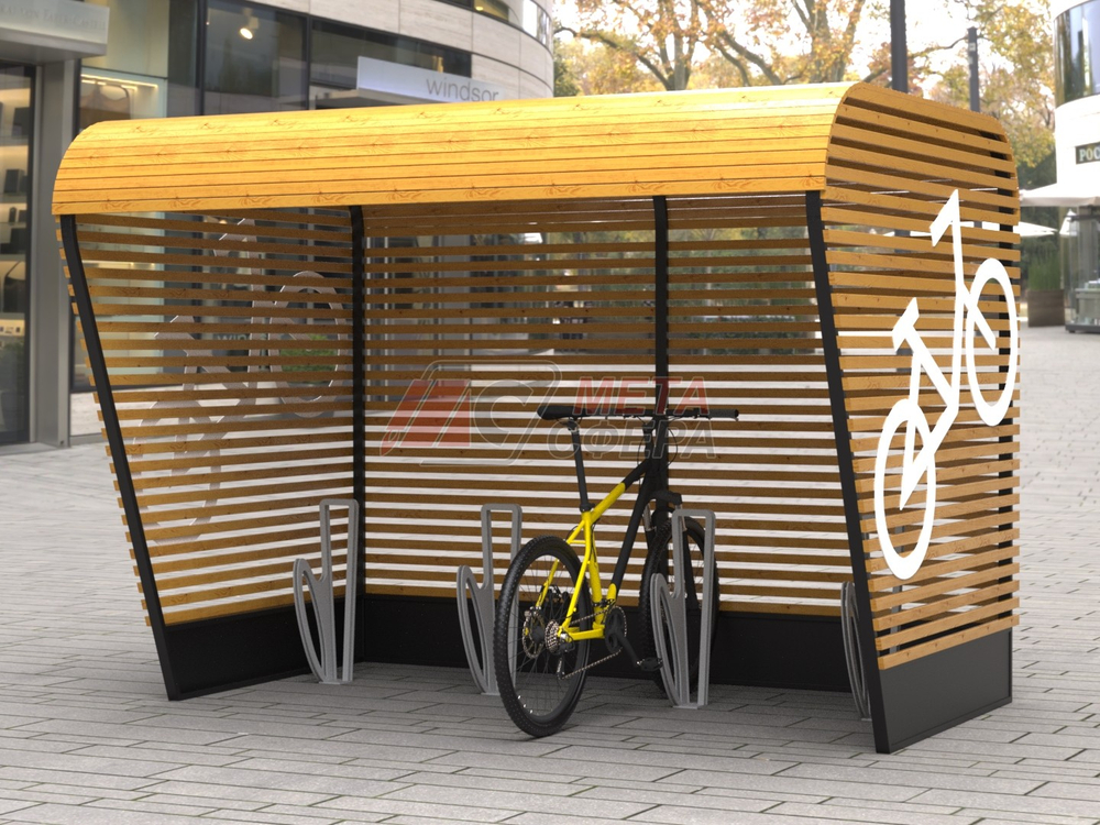 Велопарковка с навесом