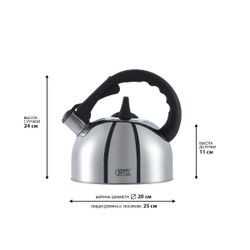 Чайник для плиты Gipfel Cosmo 8601 2,5 л