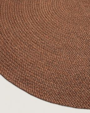 Ковер Despas из синтетических волокон терракотовый Ø200 см