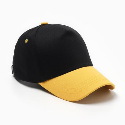 Кепка детская р.52-54см черный/желтый (KAFTAN)