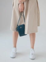 Сумка через плечо маленькая кросс боди для телефона кожаная