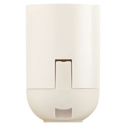 Патрон ЭРА Е27 подвесной пластик белый без наклейки групповая упаковка 50 шт