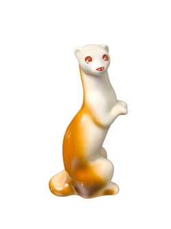 Фарфоровая статуэтка "Ласка" Полонский ЗХК