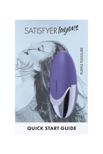 Фиолетовый вибромассажер Satisfyer Layons Purple Pleasure