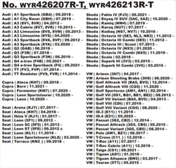 Штатная электрика для фаркопа с розеткой 13-pin, для Audi A1,A3,Q2,Q3,Q4,TT WYR426213R-T (Trail-Tec)