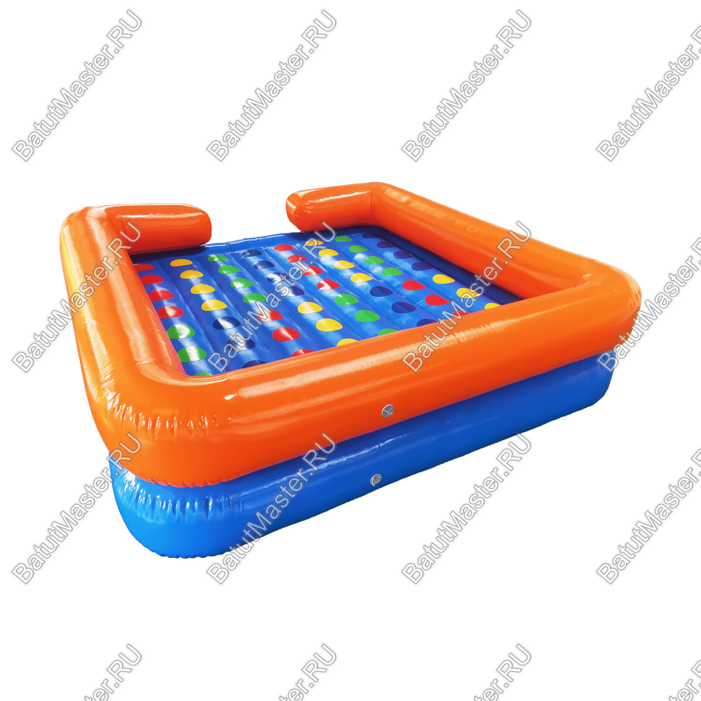 Интерактивная надувная игра "Твистер" 3*3*0,6 м, без подкачки