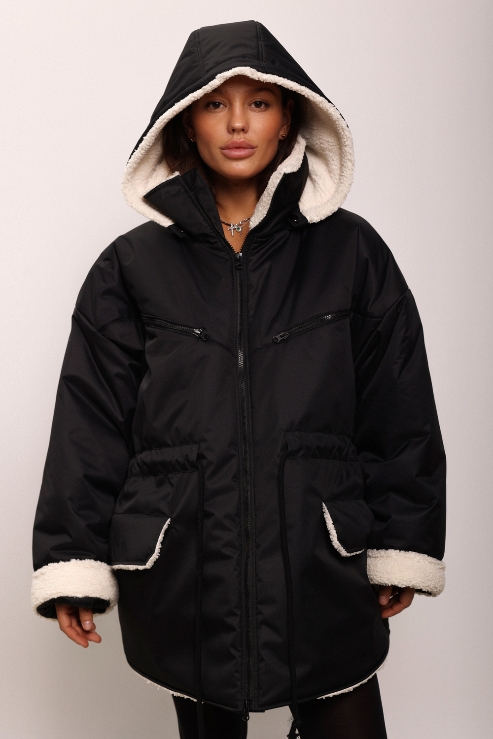 Парка утепленная