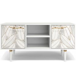 Тумба под ТВ Арт 117см Классик Айс Голд