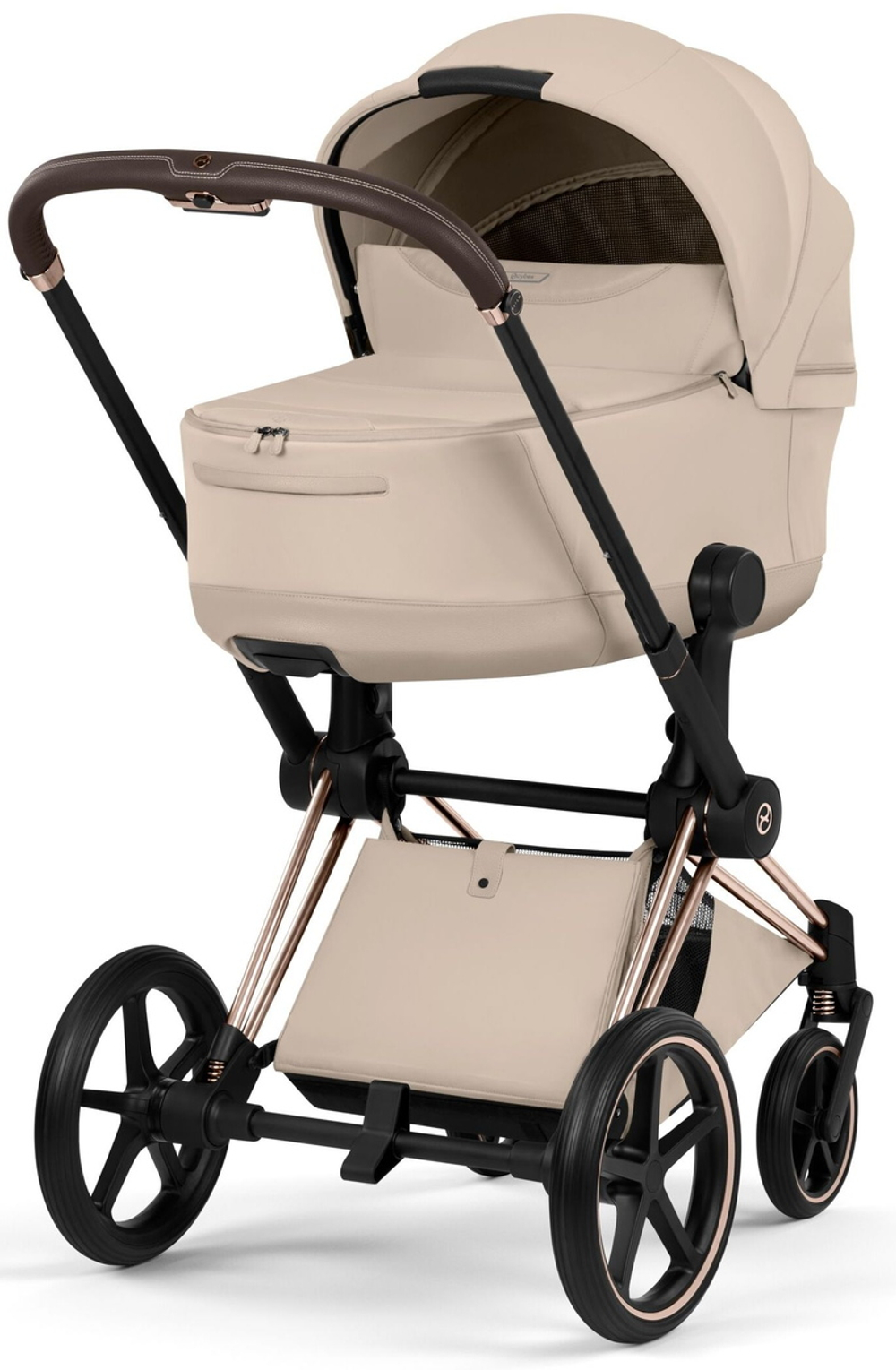 Коляска Cybex Priam V Rosegold Style Collection 2 в 1 Cozy Beige