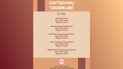 Weekend Workshops at Ali & Nino