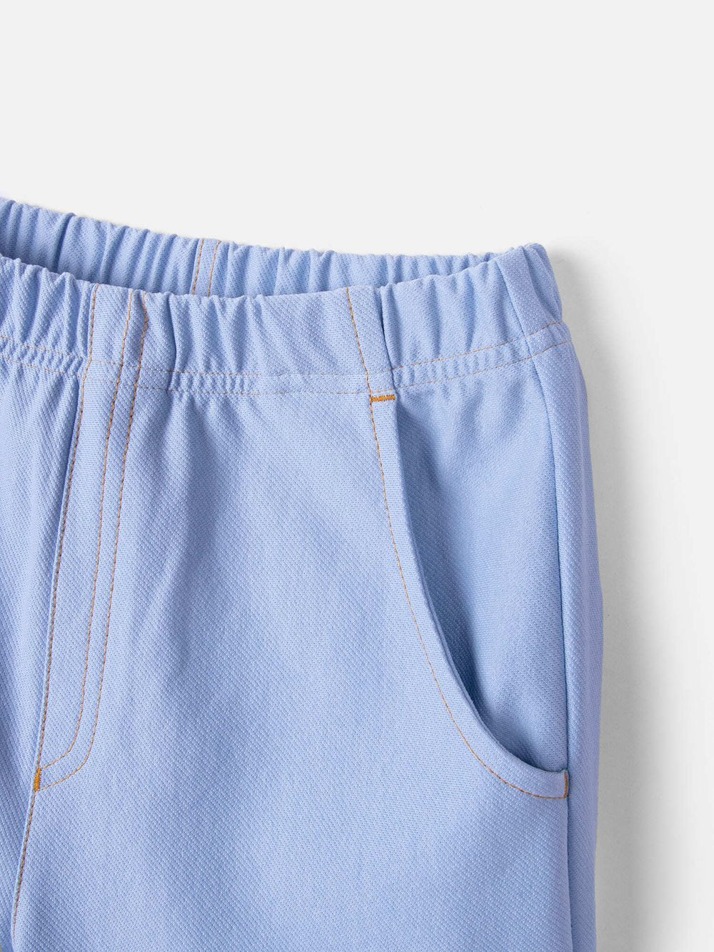 Чиносы из джинскота "Светлый деним" 7+