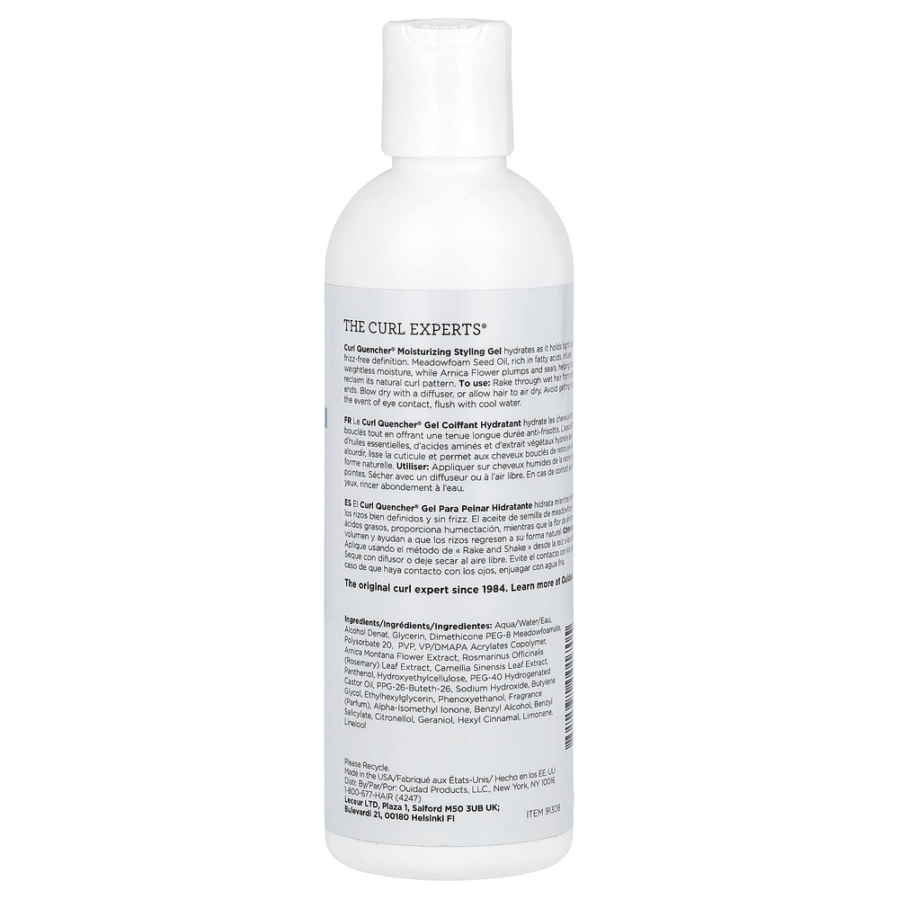 Ouidad, Curl Quencher®, увлажняющий гель для укладки, 250 мл (8,5 жидк. унц.)