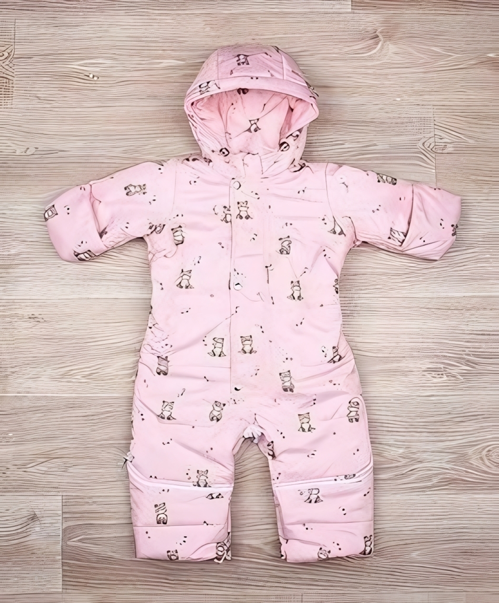 Комбинезон-трансформер д/дев р.80 роз (PuZZiki) 11-105 В